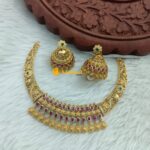 Antique Coin Hasli Short Neck Set - Image 2