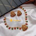 Lakshmi Floral Short Neck Set - Image 2