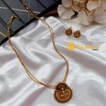 Lakshmi Single Kodi Ball Chain Short Neck Set