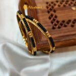 Black Beads Bangles 2s - Image 3