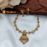 Lakshmi with Peacock Short Neck Set