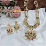 Peacock 3 Layer Long Neck Set - Image 2