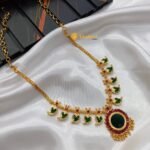 Kerala Mango Short Necklace 5s - Image 3