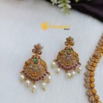 Peacock Floral Long Neck Set - Image 4