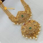 Peacock 3 Layer Ball Chain Short Neck Set - Image 3