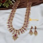 Thilak Leaf long Neck Set - Image 3