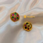 Antique Floral Earrings - Image 2