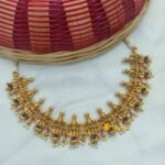 Beautiful Kemp Lakshmi Short Neck Set - Image 3