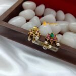 Lotus Earrings screw Back - Image 3