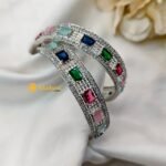 Recto Milky Stones Bangles - Image 2