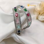Recto Milky Stones Bangles