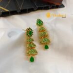 3 Layer Gold Jhumka - Image 4