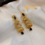 3 Layer Gold Jhumka - Image 3