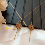 Floral Stem Earrings Cuff