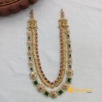 Lakshmi 2 Layer Long Neck Set - Image 4