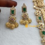 Lakshmi 2 Layer Long Neck Set - Image 3