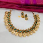 Antique Lakshmi Ganesha Short Neckset