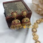 Ram Parivar Peacock Short Neck Set - Image 2