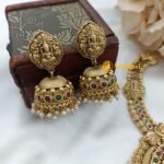 Antique Lakshmi Short Neck Set - Image 3