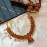 Peacock Mango Short Neck Set