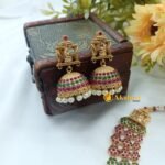 Floral Ruby & Green Kemp Short Neck Set - Image 3