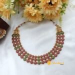 Floral Ruby & Green Kemp Short Neck Set - Image 2