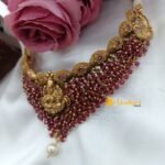 Lakshmi & Peacock Choker set with Tikka - Image 3