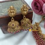 Lakshmi & Peacock Choker set with Tikka - Image 2