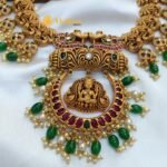 Lakshmi & Peacock Short Neck Set - Image 3