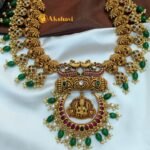 Lakshmi & Peacock Short Neck Set - Image 2