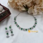 Silver Peacock with Rectro Short Neckset