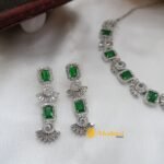 Silver Peacock with Rectro Short Neckset - Image 3