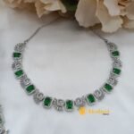 Silver Peacock with Rectro Short Neckset - Image 2