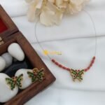 Coral Butterfly Invicible Short Neck Set