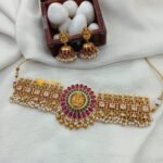 Glorious Antique Lakshmi Choker Set