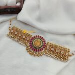 Glorious Antique Lakshmi Choker Set - Image 3