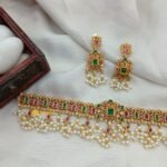 Cubic Multi Guntapusalu Choker Set - Image 3