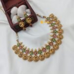 Antique Kemp Emerald Short Neck Set - Image 2