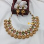Antique Kemp Emerald Short Neck Set