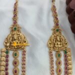 Lakshmi Mugappu 3 Layer Long Neck Set - Image 4
