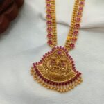 Lakshmi Kemp 3 Layer Long Neck Set - Image 3