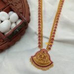 Lakshmi Kemp 3 Layer Long Neck Set - Image 2