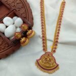 Lakshmi Kemp 3 Layer Long Neck Set