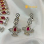 Fancy White Ruby Short Neck Set - Image 2
