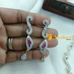 AD Fancy Pink Stone Neck set - Image 2