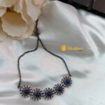 Zircon Adjustable Bracelet Chain Type Black Polish - Image 2