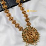 Lakshmi Green Kemp Long Haram - Image 3