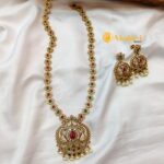 Peacock and Floral Kemp Long Neck Set