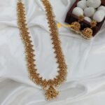 Antique Multi Floral Kundupushal Long Haram