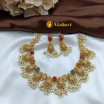 Lakshmi Cubecut Kuttapusalu Short Neck Set